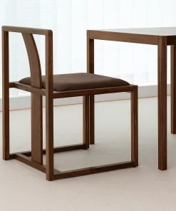Alternative view of Dining Chair With Upholstered Cushion Seat For Kitchen And Dining Room