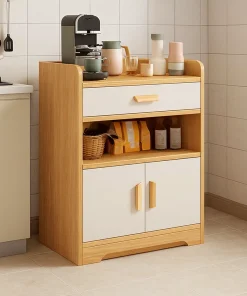 Modern Wooden Sideboard With Drawer And Cabinet For Kitchen