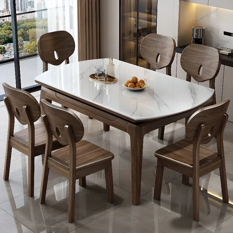 Modern Solid Wood Dining Chair For Dining Room - Image 3